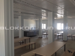 Модульная столовая для строительного объекта из 10-ти шт БК в Волгодонске